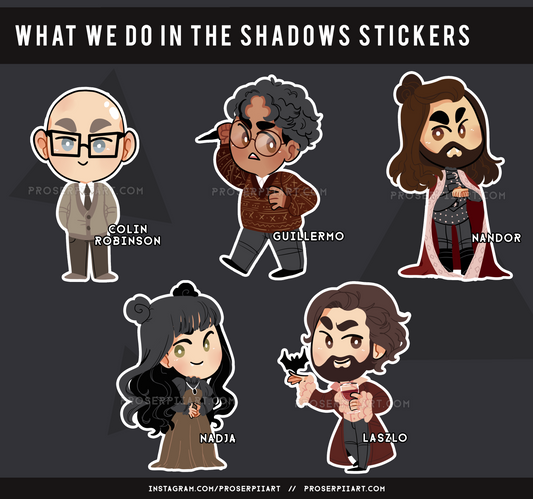 What We Do In The Shadows Stickers
