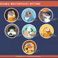 Aquatic Masterpieces Buttons