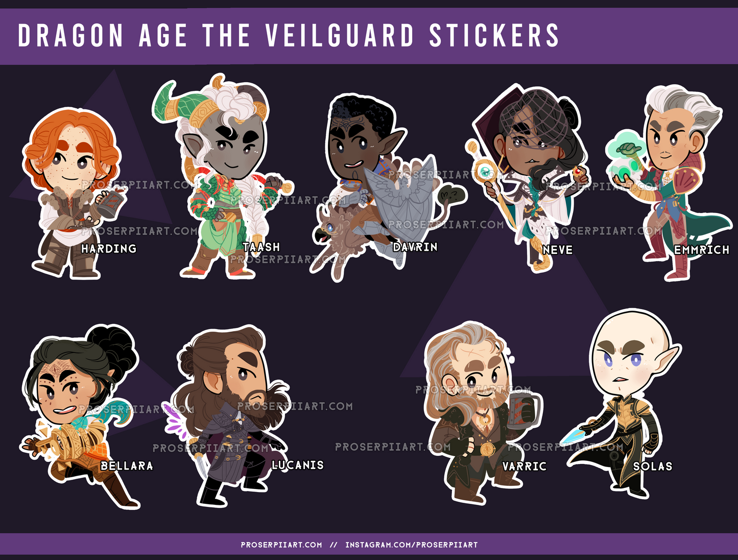 Dragon Age The Veilguard Stickers