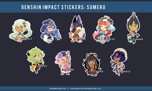 Genshin Impact Stickers