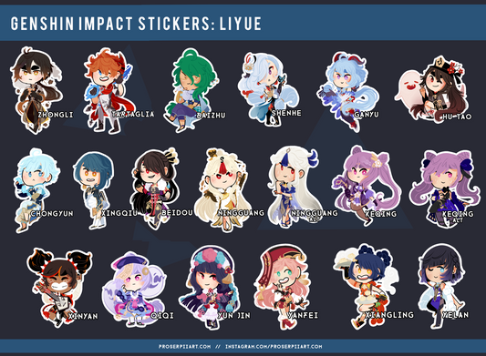 Genshin Impact Stickers