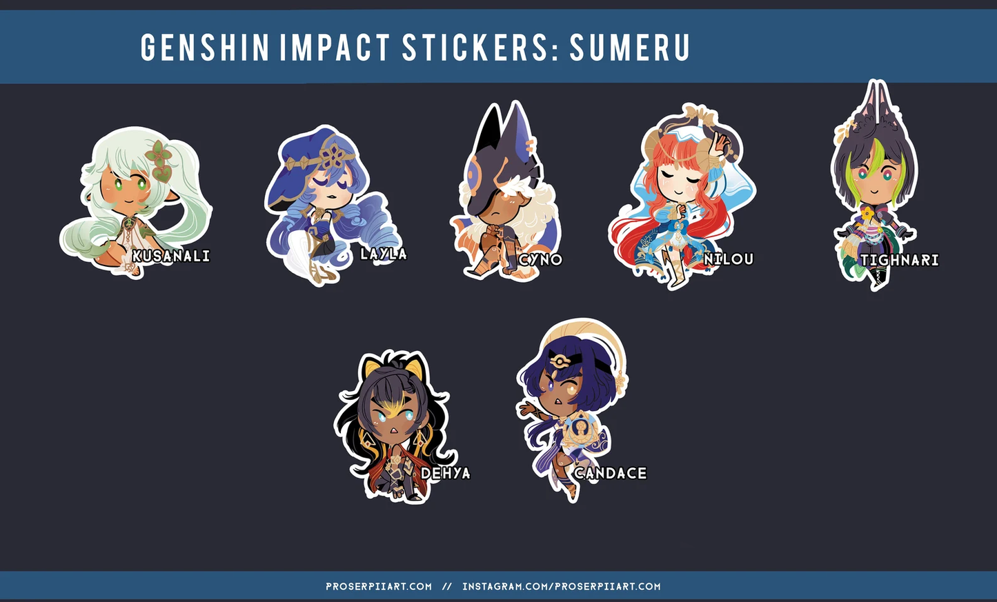 Genshin Impact Stickers