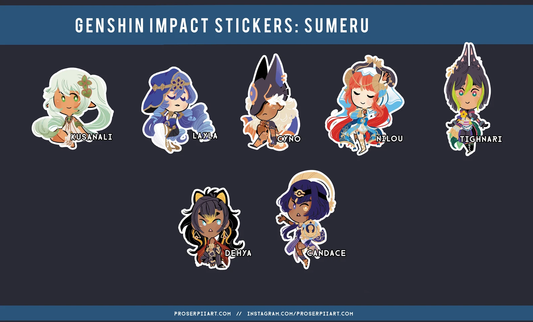 Genshin Impact Stickers