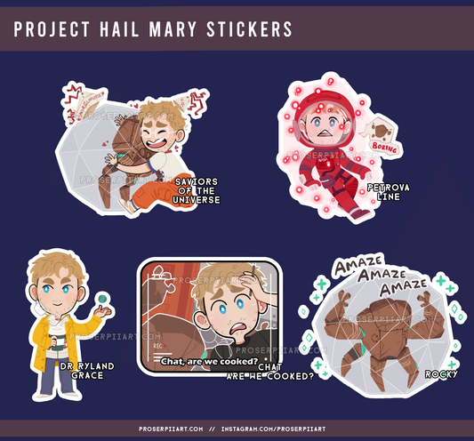 Project Hail Mary Stickers