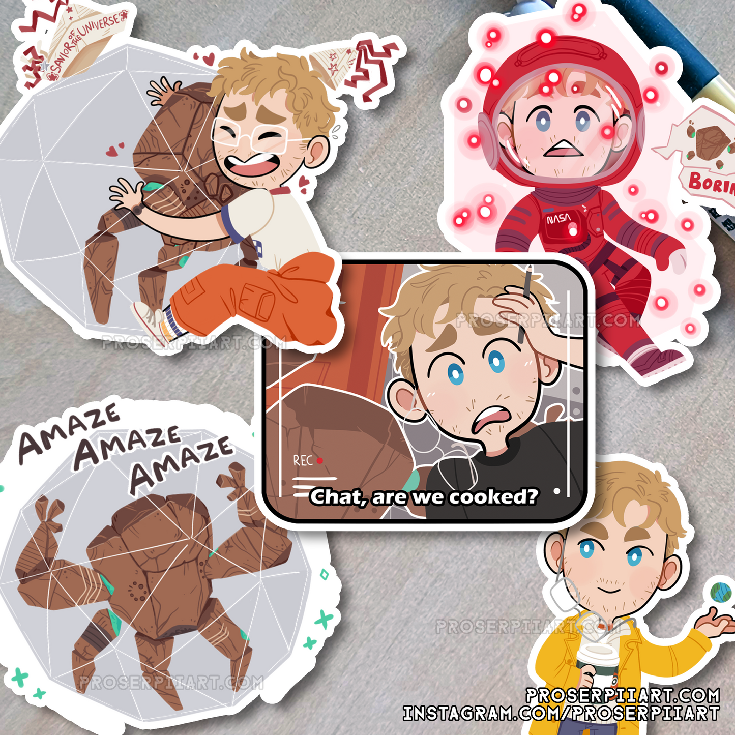 Project Hail Mary Stickers