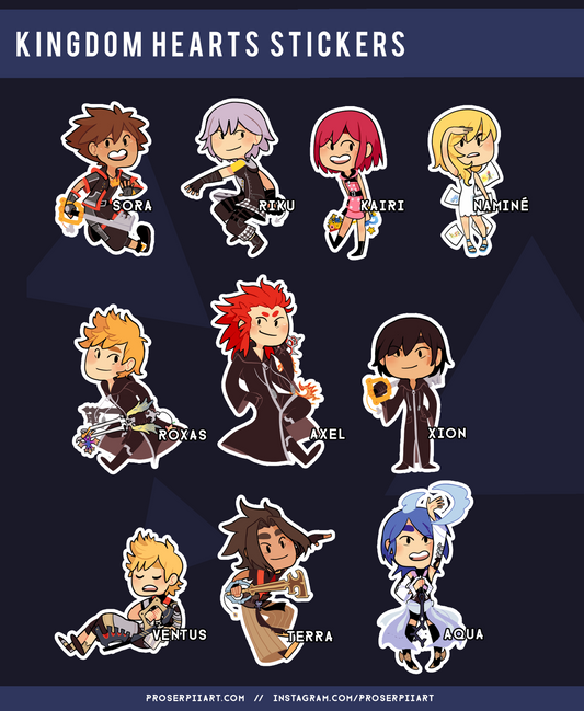 Kingdom Hearts Stickers