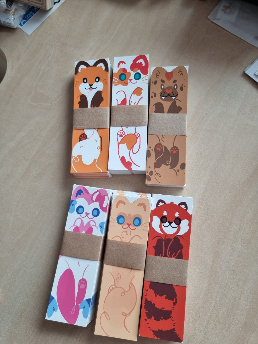 Cat-Shaped Bookmarks!