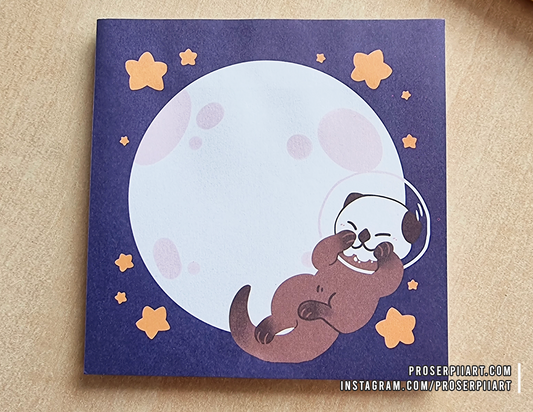 Otter Space Memo Pad