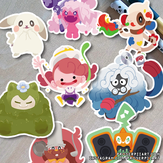 Pocket Monster Utopia Stickers