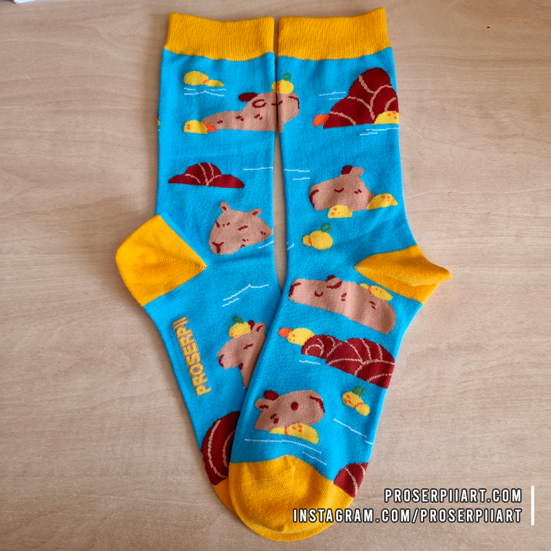 Cotton Capybara Socks