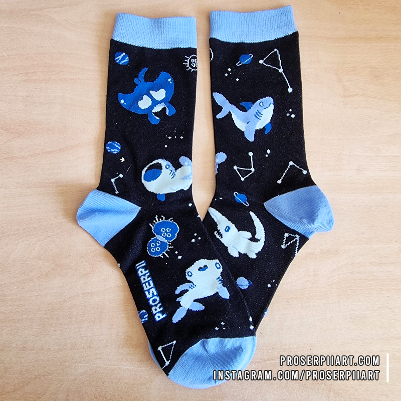 Cotton Shark Socks