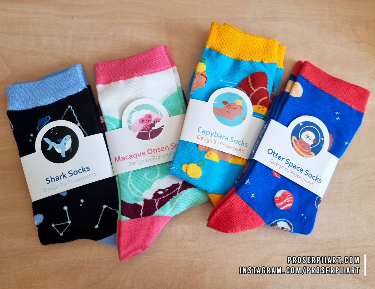 Cotton Otter Space Socks