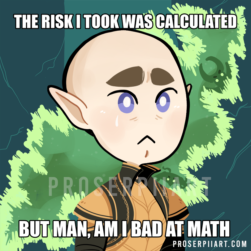 Solas Dragon Age Postcard