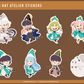Cute Hat Witch Anime Stickers