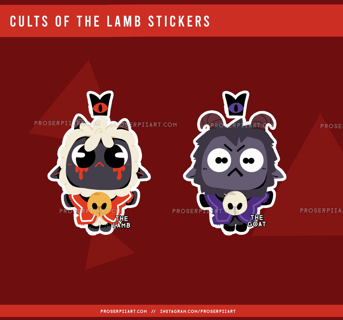 Cult of the Lamb Stickers