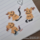 Mimikyu Transparent Sticker Sheets