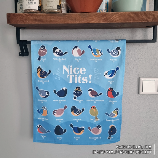 Nice Tits! Tea Towel