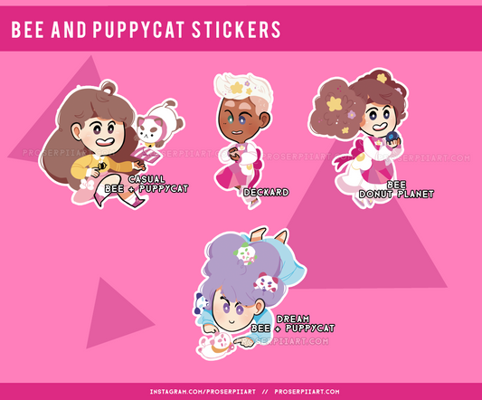 Bee and Puppycat Stickers