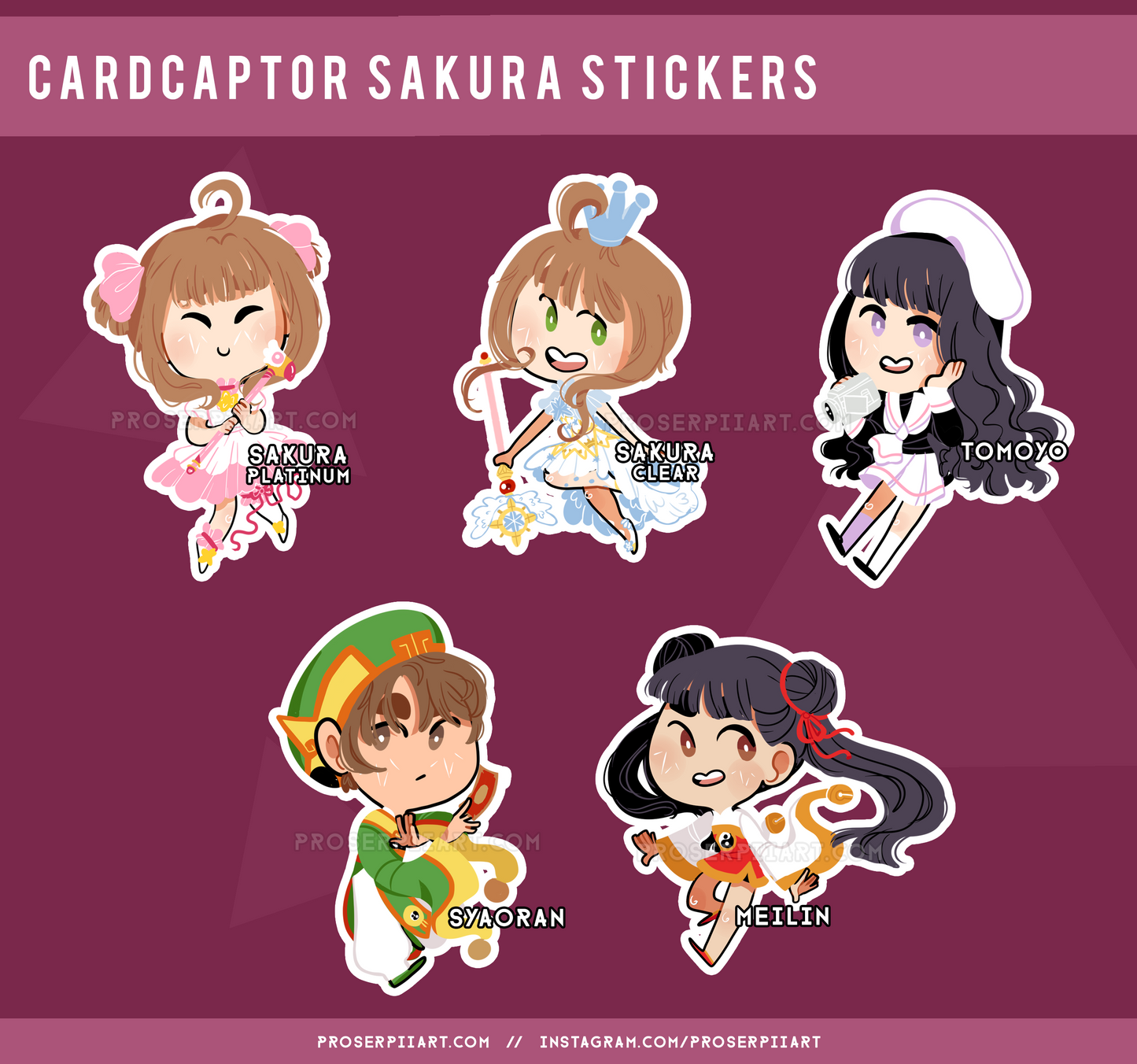 Card Wielding Magical Girl Stickers