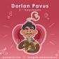 Dorian Pavus 2" Double Sided Acrylic Charm