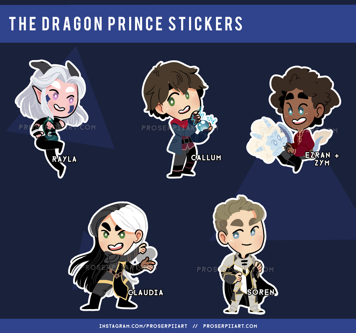 Dragon Prince Stickers