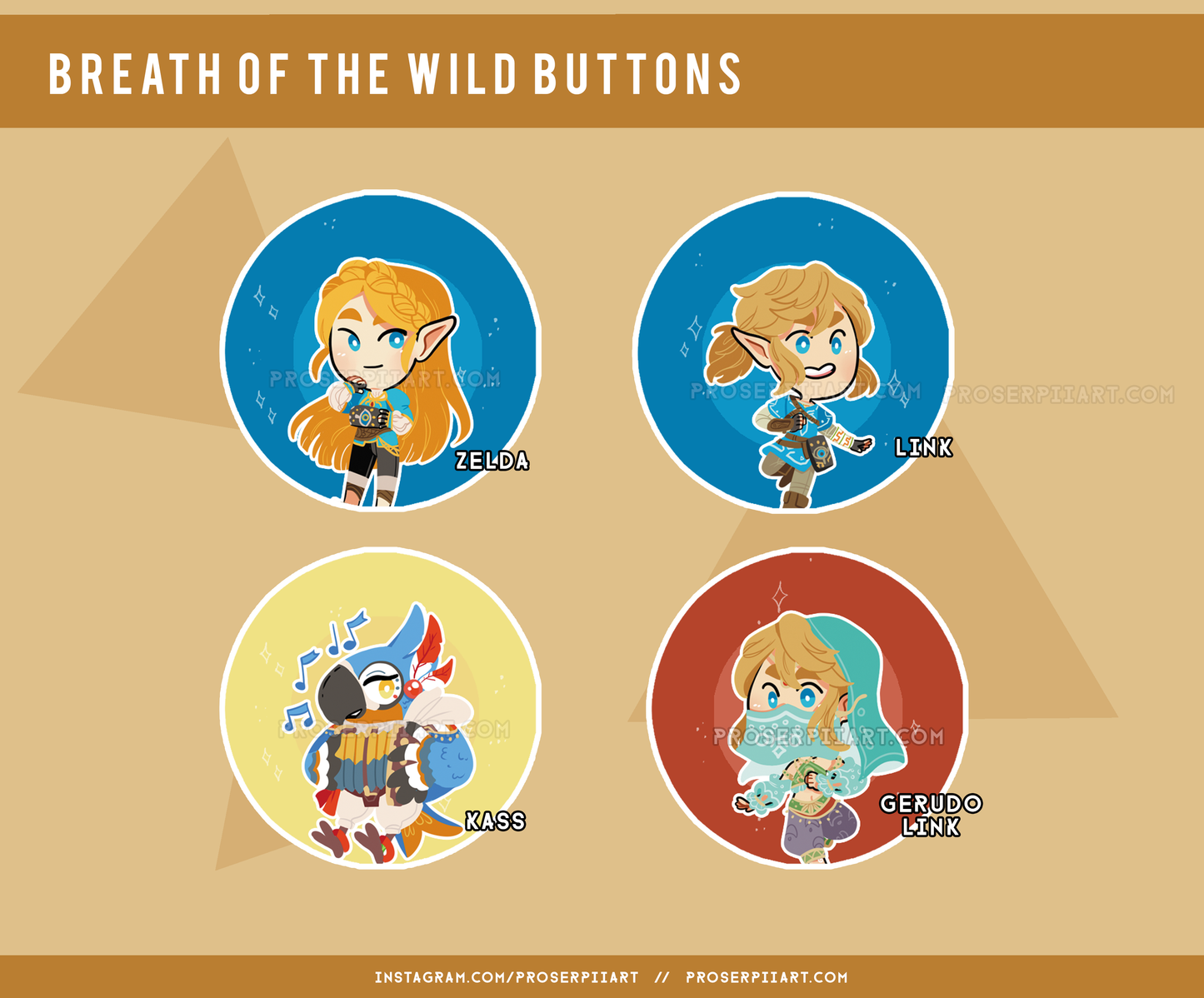 Breath of the Wilds Buttons