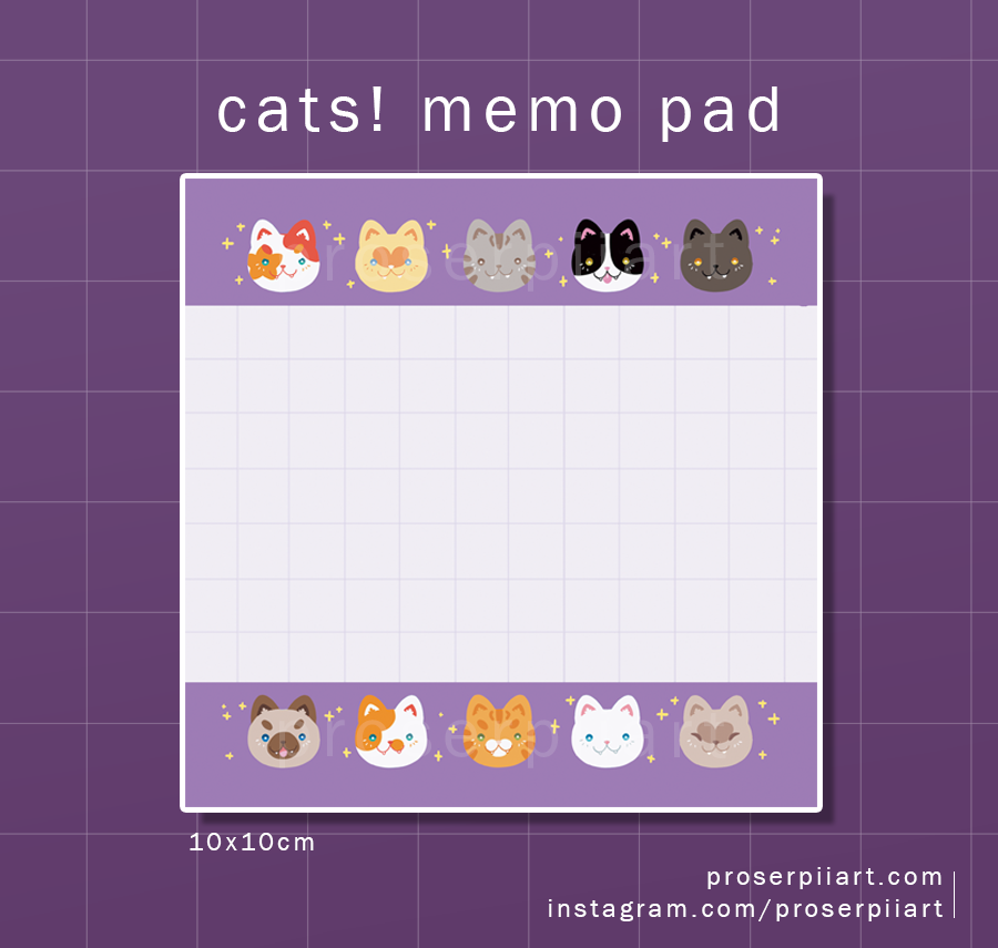 Cats! Memo Pad