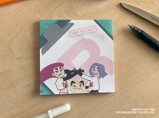 Team Rocket Memo Pad