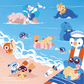 Pokemon Beach Time A4/Postcard Print