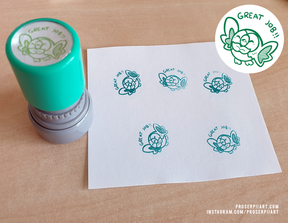 Pokemon Rowlet Self-Inking Stamps