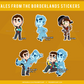 Tales from the Borderlands Stickers