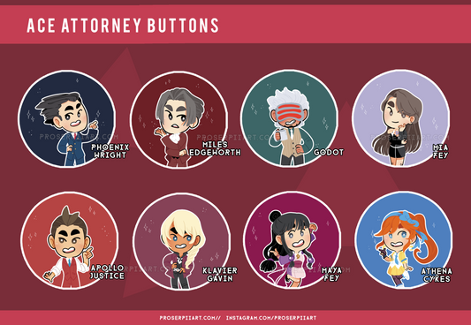 Silly Lawyer Buttons