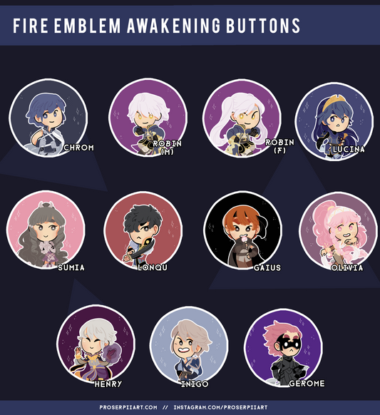 Fire Emblem Awakening Buttons