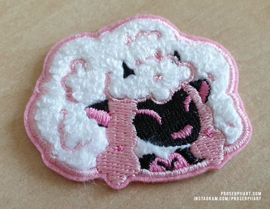Wooloo and Mareep Iron-On Patches